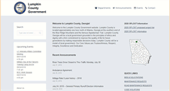 Desktop Screenshot of lumpkincounty.gov